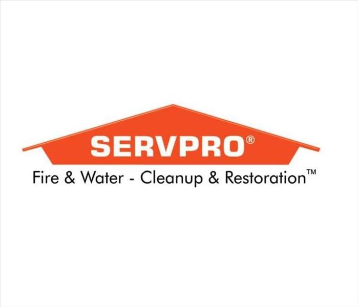 SERVPRO logo with Fire & water cleanup and restoration copy under logo