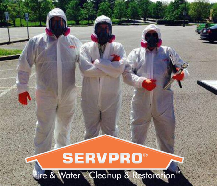 SERVPRO workers in full ppe
